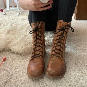 Bed Stu Short Tan Boot